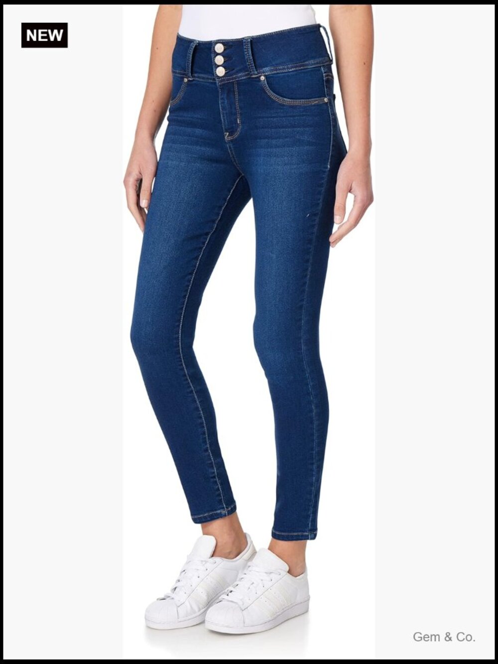 High-Rise InstaSoft Skinny Jeans Juniors Standard Plus Size